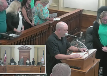 Watch: Man Prays to Satan at Iowa City Council as Pastor Rushes to Undo ‘Curse’