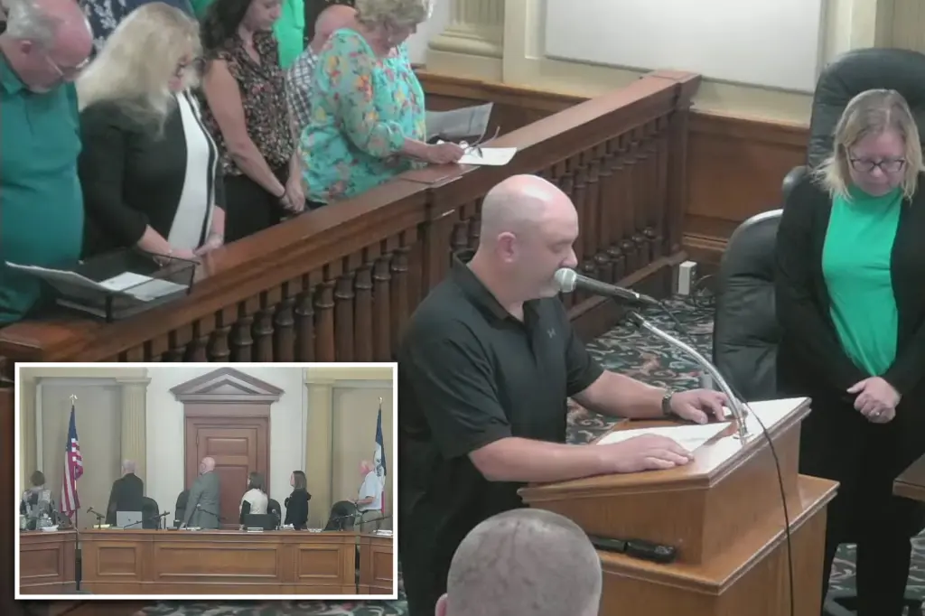 Watch: Man Prays to Satan at Iowa City Council as Pastor Rushes to Undo ‘Curse’