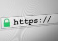 A padlock and https:// in a web browser's address bar